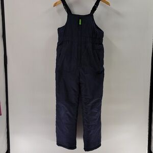LONDON FOG Big Classic Heavyweight Snow Bib Ski Pants 10/12 Blue
